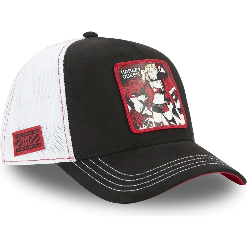 cepice-zaoblena-cerna-snapback-dc8-que-harley-quinn-dc-comics-capslab cepice-zaoblena-cerna-snapback-dc8-que-harley-quinn-dc-comics-capslab