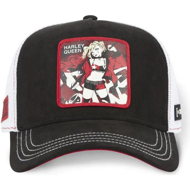 cepice-zaoblena-cerna-snapback-dc8-que-harley-quinn-dc-comics-capslab cepice-zaoblena-cerna-snapback-dc8-que-harley-quinn-dc-comics-capslab