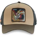 cepice-zaoblena-hneda-snapback-dra-drak-mytologicka-stvoreni-capslab