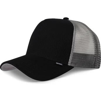 Čepice zaoblená černá snapback HFT Waffle Jersey Djinns