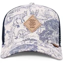 cepice-zaoblena-namornicka-modra-snapback-hft-deer-pattern-djinns