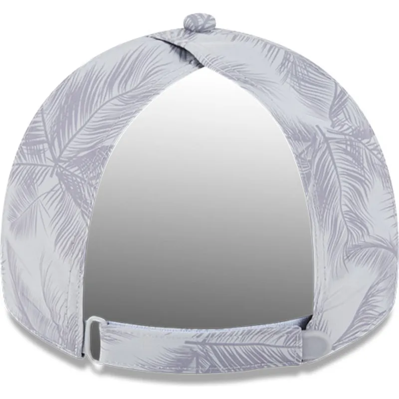 gra-justerbar-kurvad-keps-for-dam-9twenty-leaf-open-back-spring-training-fan-pack-2025-fran-new-york-yankees-mlb-av-new-era