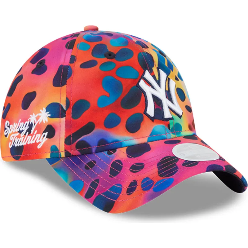 cepice-zaoblena-vicebarevna-nastavitelny-9twenty-spots-spring-training-fan-pack-2025-new-york-yankees-mlb-new-era