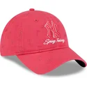 cepice-zaoblena-ruzova-nastavitelny-9twenty-pattern-spring-training-fan-pack-2025-new-york-yankees-mlb-new-era
