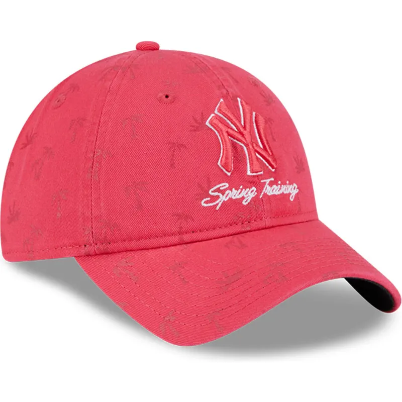 cepice-zaoblena-ruzova-nastavitelny-9twenty-pattern-spring-training-fan-pack-2025-new-york-yankees-mlb-new-era