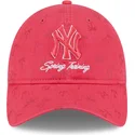 cepice-zaoblena-ruzova-nastavitelny-9twenty-pattern-spring-training-fan-pack-2025-new-york-yankees-mlb-new-era
