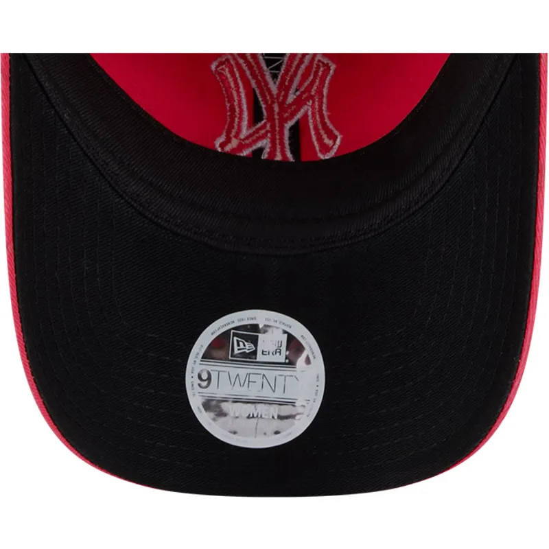 cepice-zaoblena-ruzova-nastavitelny-9twenty-pattern-spring-training-fan-pack-2025-new-york-yankees-mlb-new-era