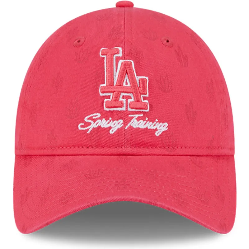 cepice-zaoblena-ruzova-nastavitelny-9twenty-pattern-spring-training-fan-pack-2025-los-angeles-dodgers-mlb-new-era