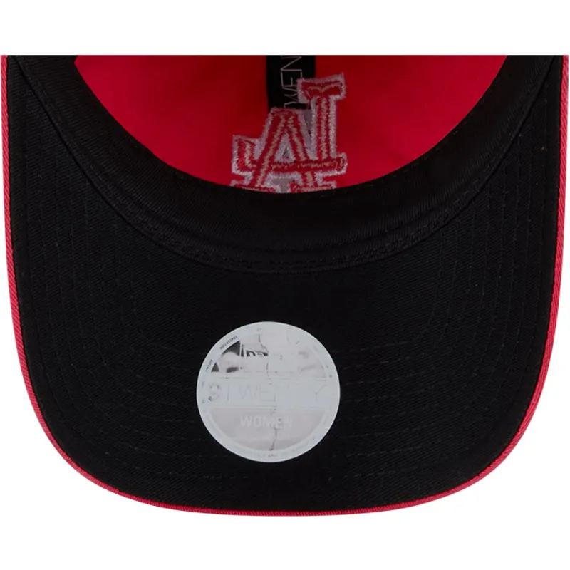 cap-zaoblena-pink-adjustable-strap-9twenty-pattern-spring-training-fan-pack-2025-los-angeles-dodgers-mlb-new-era