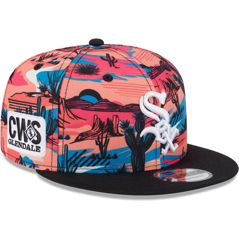 cepice-rovna-vicebarevna-snapback-9fifty-printed-spring-training-fan-pack-2025-chicago-white-sox-mlb-new-era