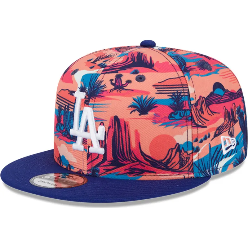 cepice-rovna-vicebarevna-snapback-9fifty-printed-spring-training-fan-pack-2025-los-angeles-dodgers-mlb-new-era