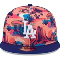 cepice-rovna-vicebarevna-snapback-9fifty-printed-spring-training-fan-pack-2025-los-angeles-dodgers-mlb-new-era