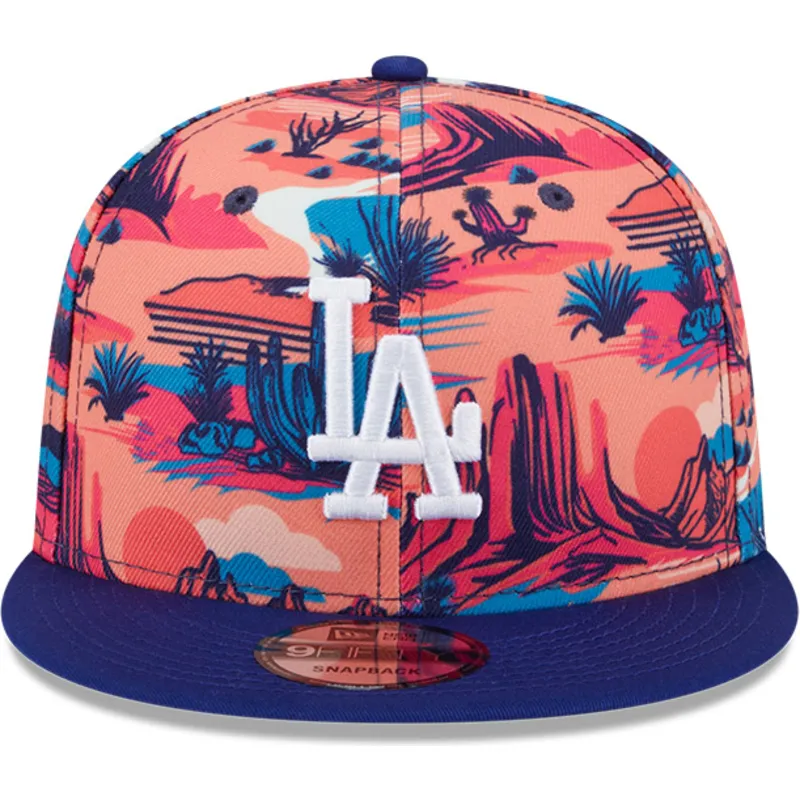 cepice-rovna-vicebarevna-snapback-9fifty-printed-spring-training-fan-pack-2025-los-angeles-dodgers-mlb-new-era