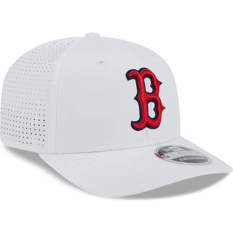 weisse-trucker-cap-9seventy-perf-spring-training-fan-pack-2025-der-boston-red-sox-mlb-von-new-era