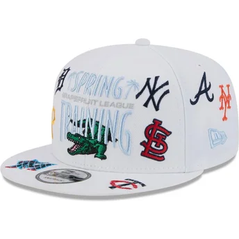 cepice-rovna-bila-snapback-9fifty-scatter-spring-training-fan-pack-2025-mlb-new-era