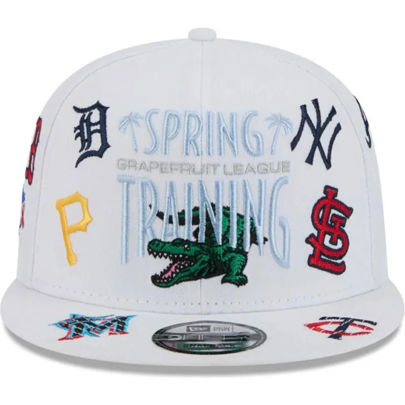 cepice-rovna-bila-snapback-9fifty-scatter-spring-training-fan-pack-2025-mlb-new-era