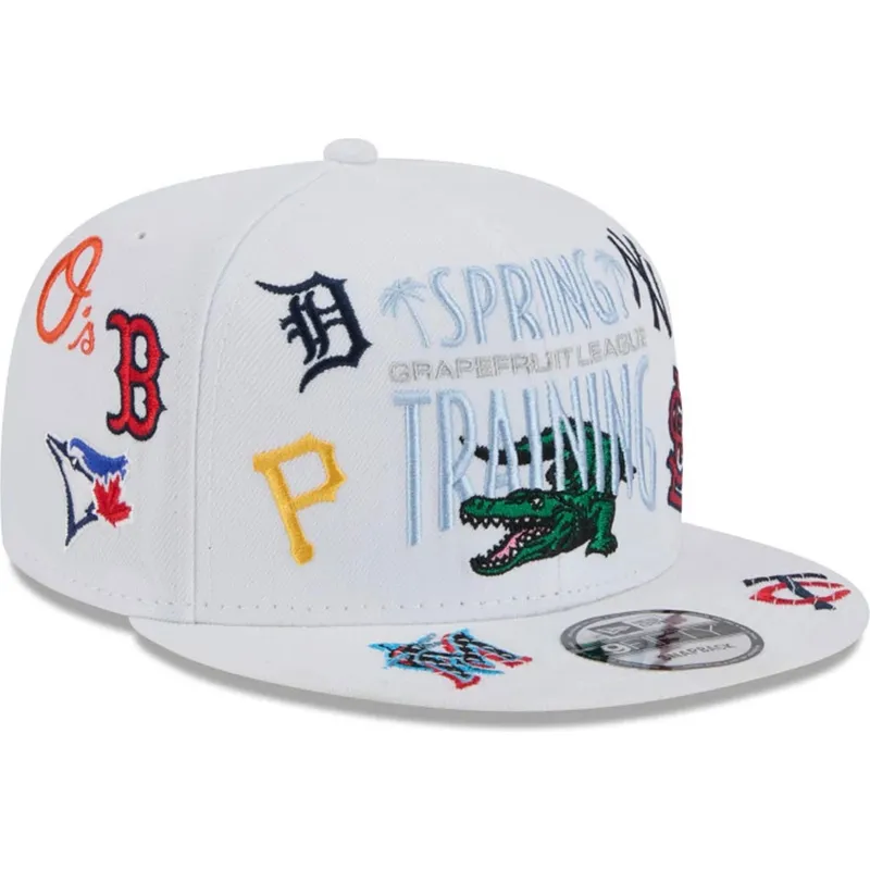 cepice-rovna-bila-snapback-9fifty-scatter-spring-training-fan-pack-2025-mlb-new-era