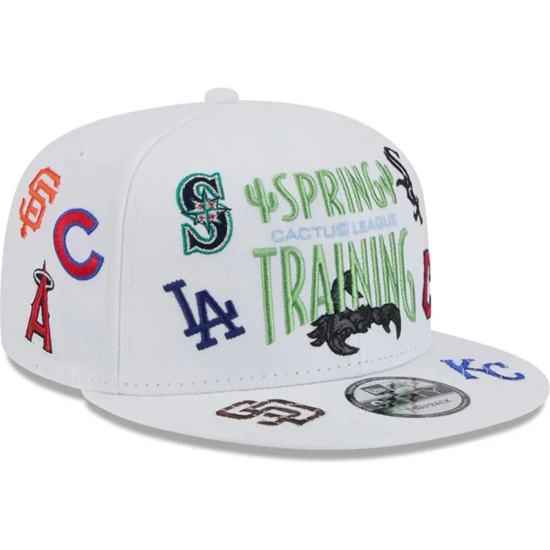 cepice-rovna-bila-snapback-9fifty-scatter-spring-training-fan-pack-2025-mlb-new-era