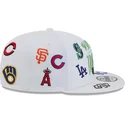 cepice-rovna-bila-snapback-9fifty-scatter-spring-training-fan-pack-2025-mlb-new-era