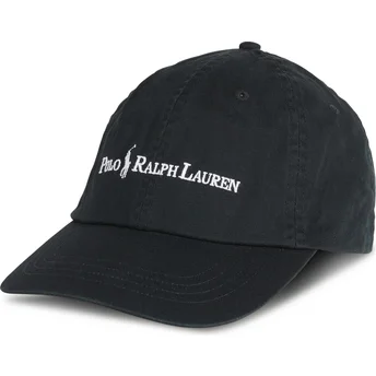 Čepice zaoblená černá nastavitelný Classic Sport Polo Ralph Lauren