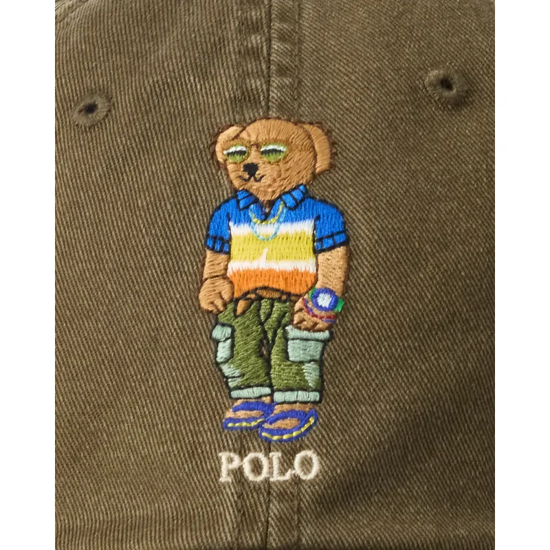 cepice-zaoblena-zelena-nastavitelny-classic-sport-bear-polo-ralph-lauren