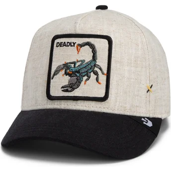 Cap zaoblená beige snapback The Farm de Goorin Bros.
