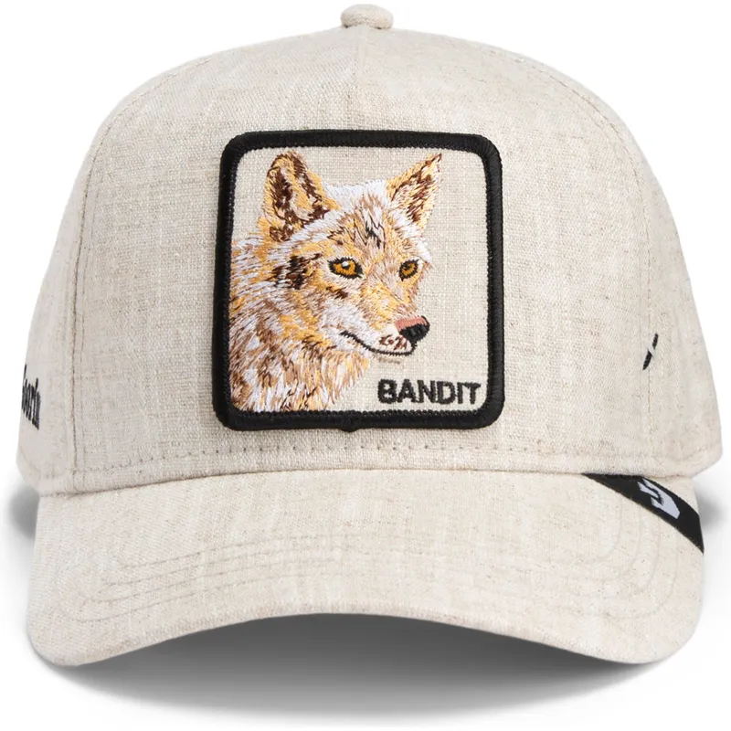 cepice-zaoblena-bezova-snapback-bandit-coyote-cloth-rugged-comfort-the-farm-the-farm-de-goorin-bros