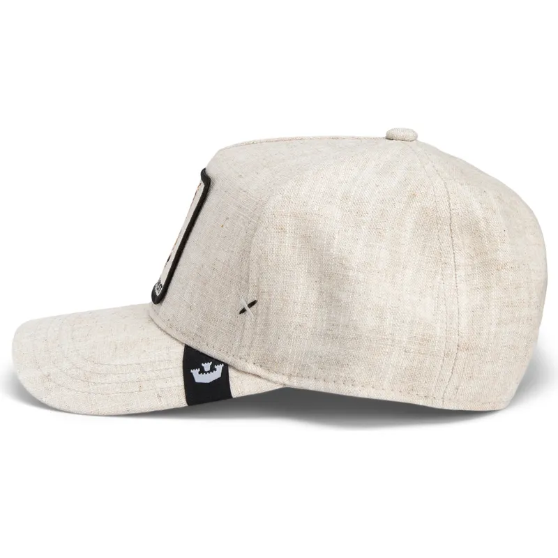 cepice-zaoblena-bezova-snapback-bandit-coyote-cloth-rugged-comfort-the-farm-the-farm-de-goorin-bros