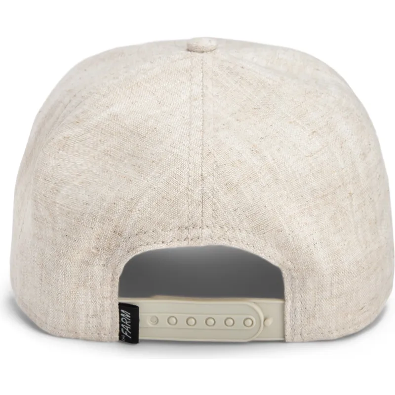 cepice-zaoblena-bezova-snapback-bandit-coyote-cloth-rugged-comfort-the-farm-the-farm-de-goorin-bros