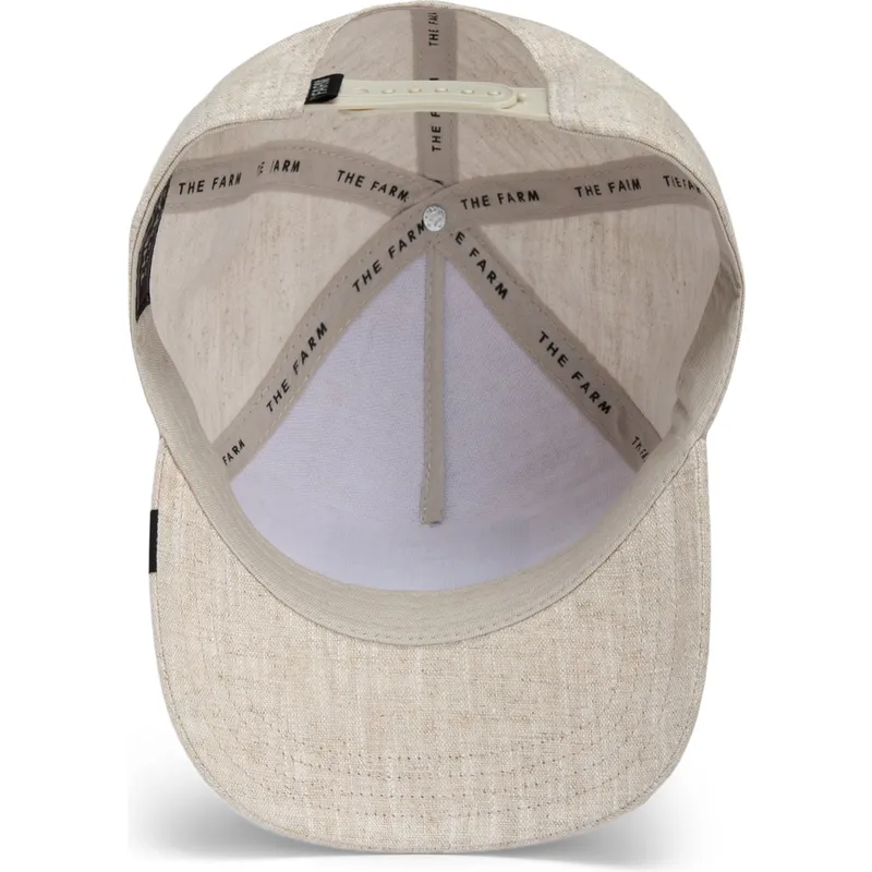 cepice-zaoblena-bezova-snapback-bandit-coyote-cloth-rugged-comfort-the-farm-the-farm-de-goorin-bros