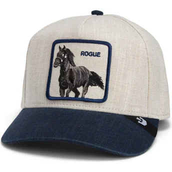 Čepice zaoblená béžová snapback caballo Rogue Thread Rebel Rugged Comfort The Farm The Farm de Goorin Bros.