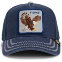 cepice-zaoblena-zadne-zvire-namornicka-modra-snapback-aguila-fierce-bird-of-prey-core-canvas-the-farm-the-farm-de-goorin-bros