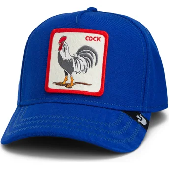Čepice zaoblená modrá snapback gallo Cock Rooster Field 100 The Farm The Farm de Goorin Bros.