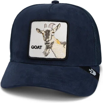 Καπέλο τράκερ μπλε ναυτικό κατσίκι The Suede Goat Global Core Micro Suede The Farm από Goorin Bros.