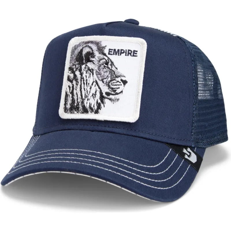 cepice-zaoblena-namornicka-modra-snapback-the-empire-lion-fab-farm-the-farm-goorin-bros