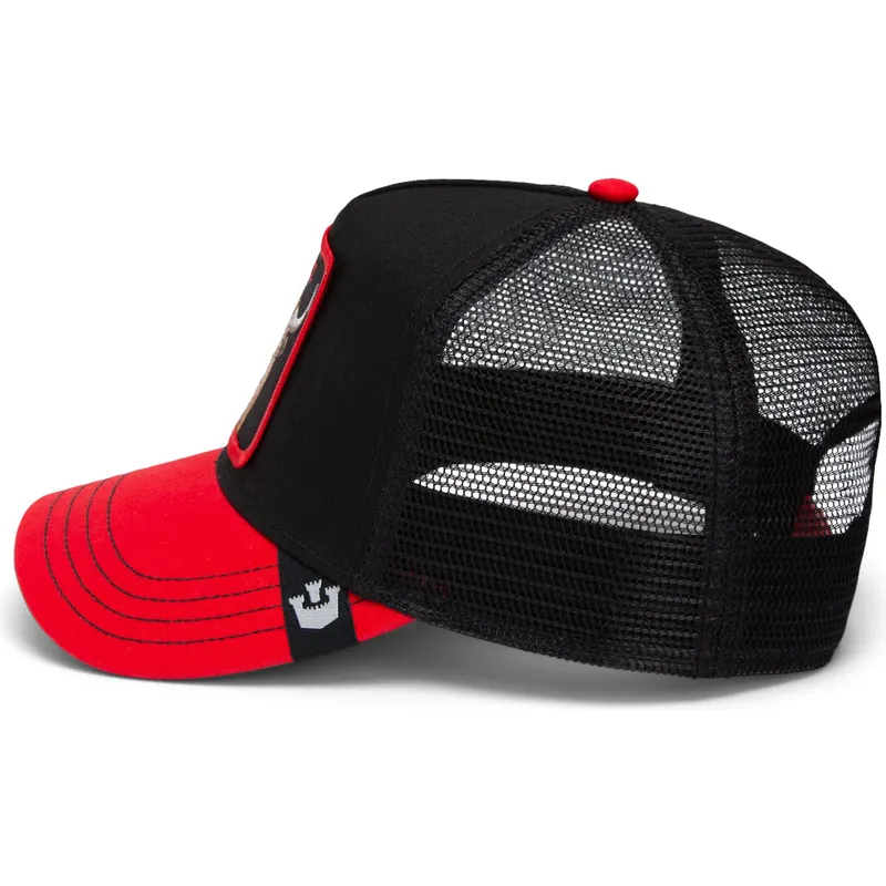 cepice-zaoblena-zadne-zvire-cerna-snapback-cabra-the-goat-steer-fab-farm-the-farm-de-goorin-bros