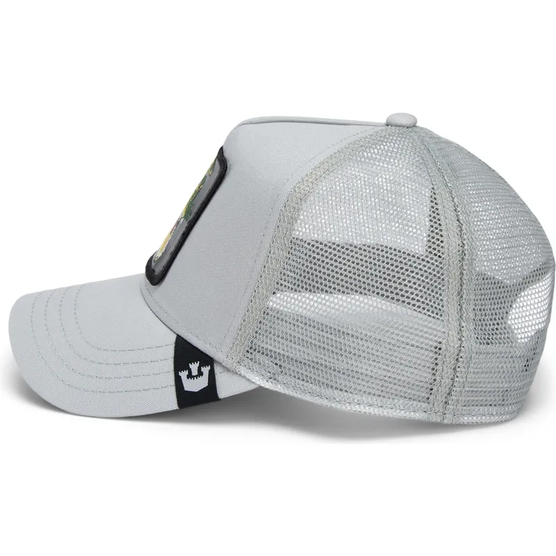 cepice-zaoblena-zadne-zvire-seda-snapback-cocodrilo-gator-swamp-monster-core-combo-the-farm-the-farm-de-goorin-bros