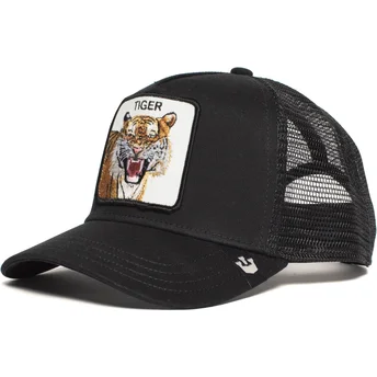 Μαύρο καπέλο trucker τίγρης The Tiger Global Core The Farm από Goorin Bros.