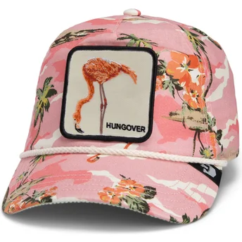 Čepice zaoblená růžová snapback flotador flamenco Floater Randy Souse Git Salty Rim The Farm The Farm de Goorin Bros.