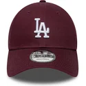 cepice-zaoblena-cervena-nastavitelny-9forty-colour-pack-los-angeles-dodgers-mlb-new-era