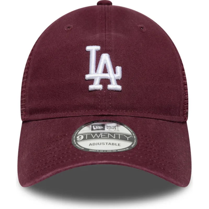 trucker-cap-weinrot-9twenty-colour-pack-los-angeles-dodgers-mlb-von-new-era