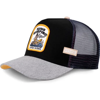 Čepice zaoblená černá snapback Sumo Surfing Samoa Islands HFT Coastal