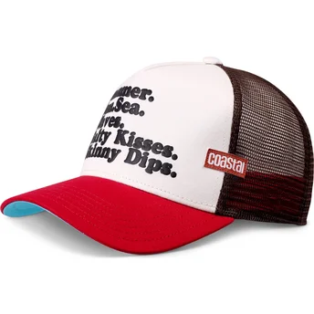 Truckerkeps blå Summer Sun Sea Waves Salty Kisses Skinny Dips HFT från Coastal