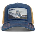 cepice-zaoblena-namornicka-modra-snapback-born-free-wild-heart-the-farm-goorin-bros