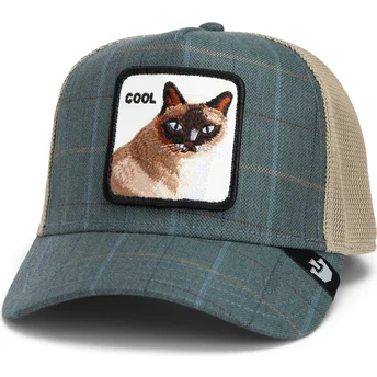 Čepice zaoblená žádné zvíře modrá snapback Goorin Bros. Cool Cat Luxury Moon The Farm Blue Hat The Farm de Goorin Bros.