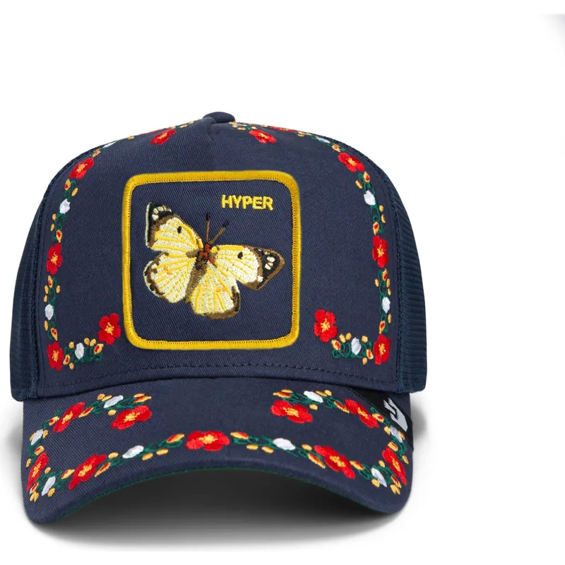 cepice-zaoblena-namornicka-modra-snapback-goorin-bros-butterfly-hyper-active-flora-fauna-the-farm-navy-blue-hat-the-farm-goorin-