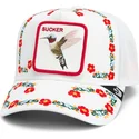 cepice-zaoblena-bila-snapback-goorin-bros-hummingbird-sucker-necessary-nectar-flora-fauna-the-farm-white-hat-the-farm-goorin-bro