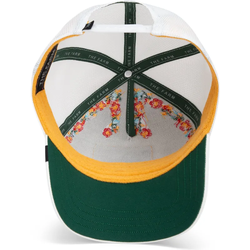 cepice-zaoblena-bila-snapback-goorin-bros-hummingbird-sucker-necessary-nectar-flora-fauna-the-farm-white-hat-the-farm-goorin-bro