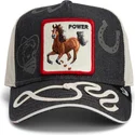 cepice-zaoblena-zadne-zvire-namornicka-modra-snapback-goorin-bros-power-full-throttle-horse-play-the-farm-navy-blue-hat-the-farm