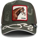 cepice-zaoblena-zelena-snapback-goorin-bros-work-double-shift-horse-play-the-farm-green-hat-the-farm-goorin-bros